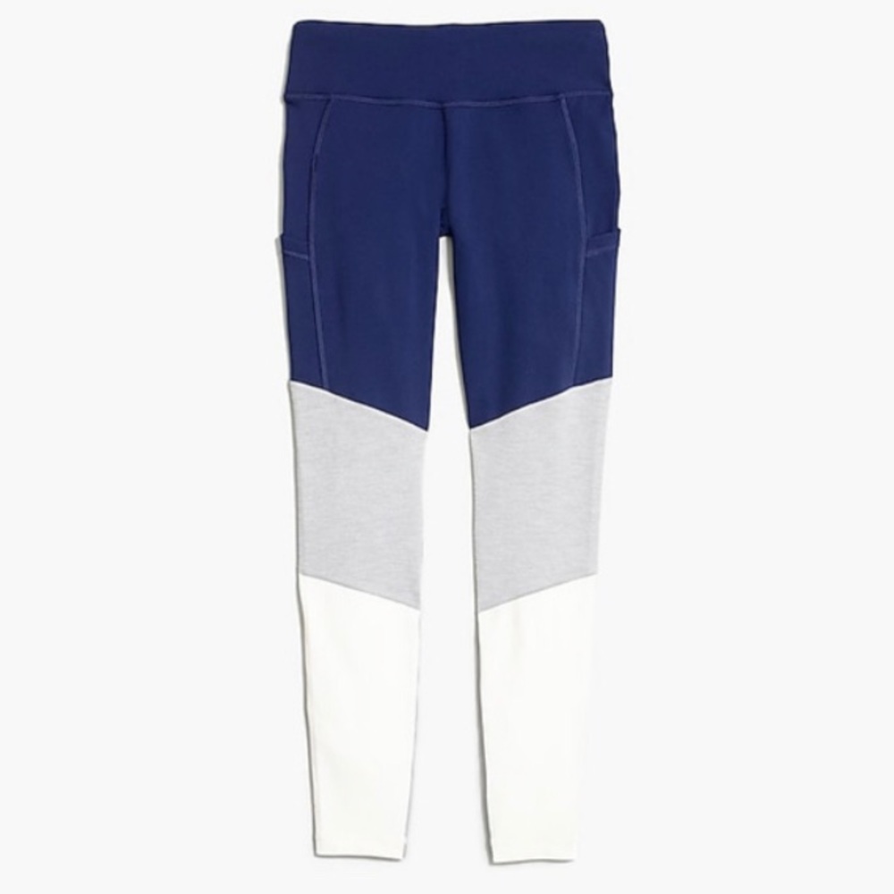 New Balance x J Crew colorblock leggings NWOT